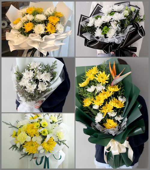 云南曲靖陆良县板桥镇河西堡村白事花束代送